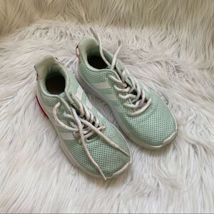 Adidas mint green  CF Cloud foam racer running trainer’s sneakers 13K